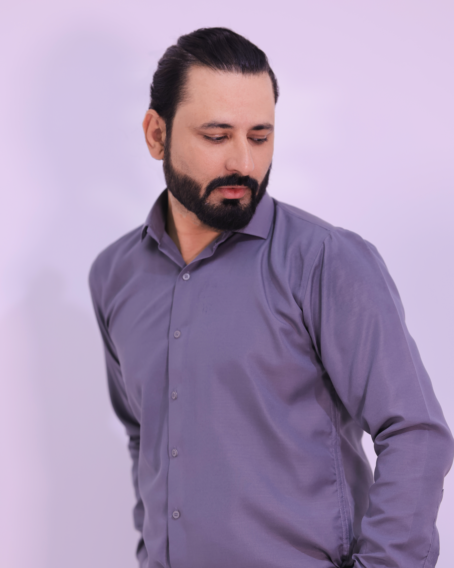 Gray French Collar Formal Shirt for men - Image 5