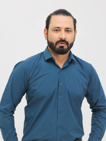 Peacock Green Self Linen Check Shirt