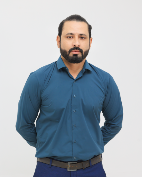 Peacock Green Self Linen Check Shirt - Image 3