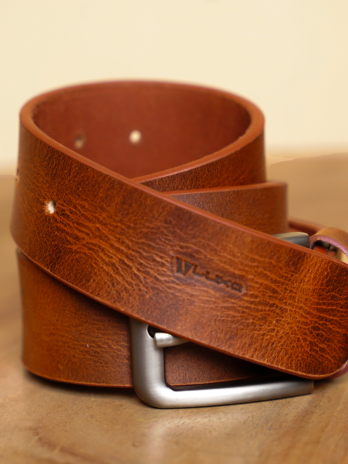 Mustard Leather Belt